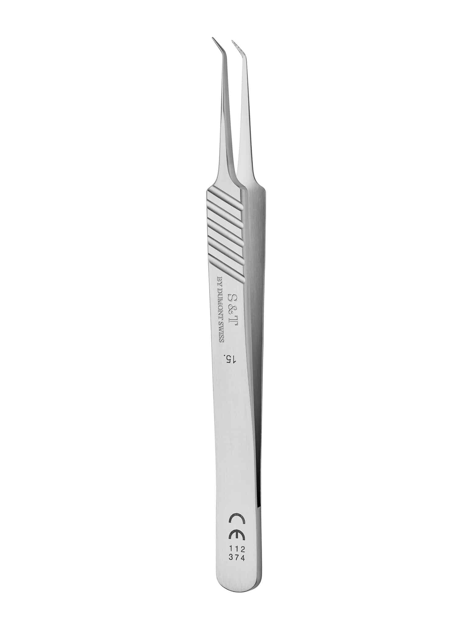 S&T JFA5bTC SuperGrip Forceps - Angled 45°