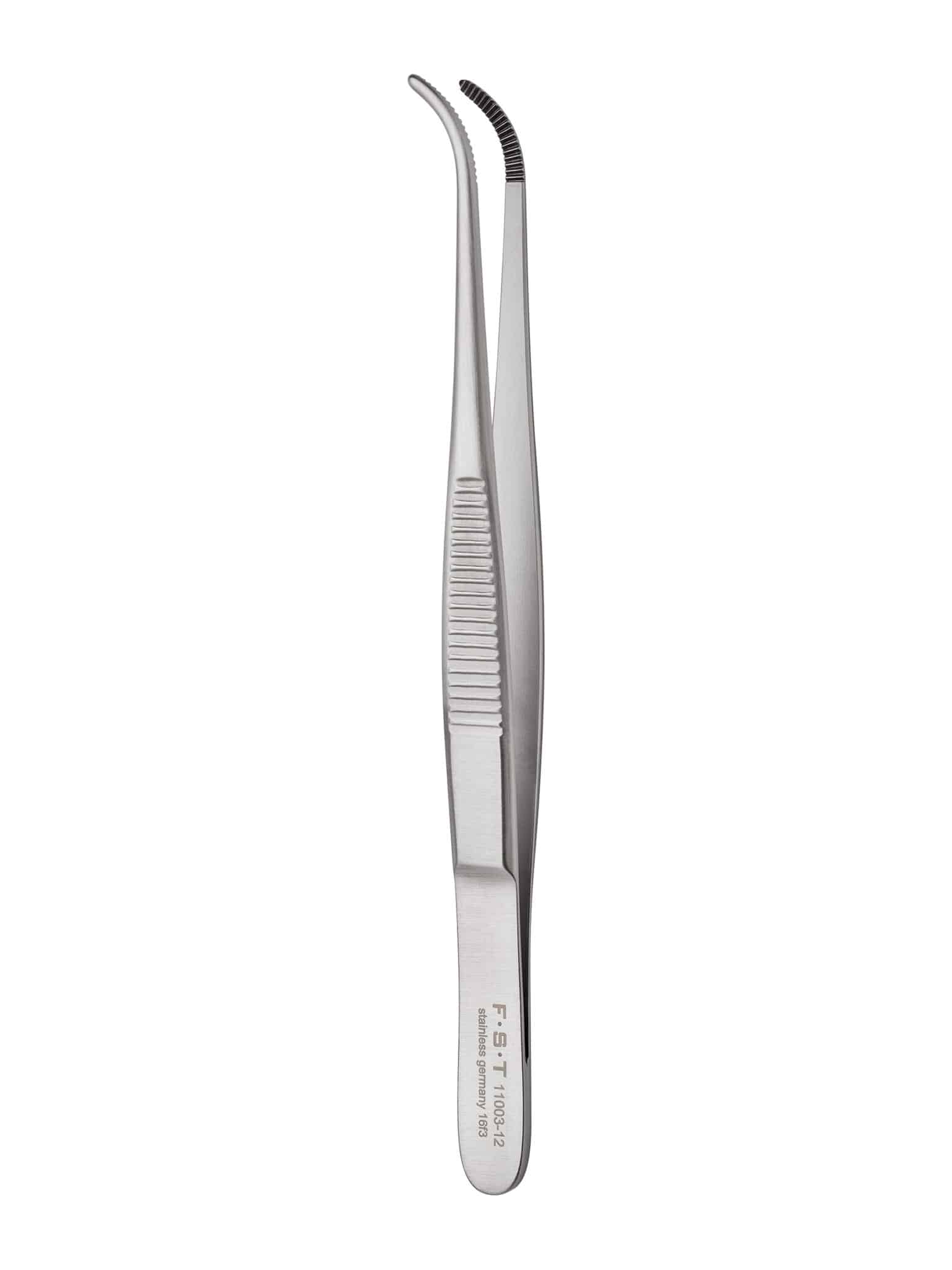 Narrow Pattern Forceps - Curved - 12 cm