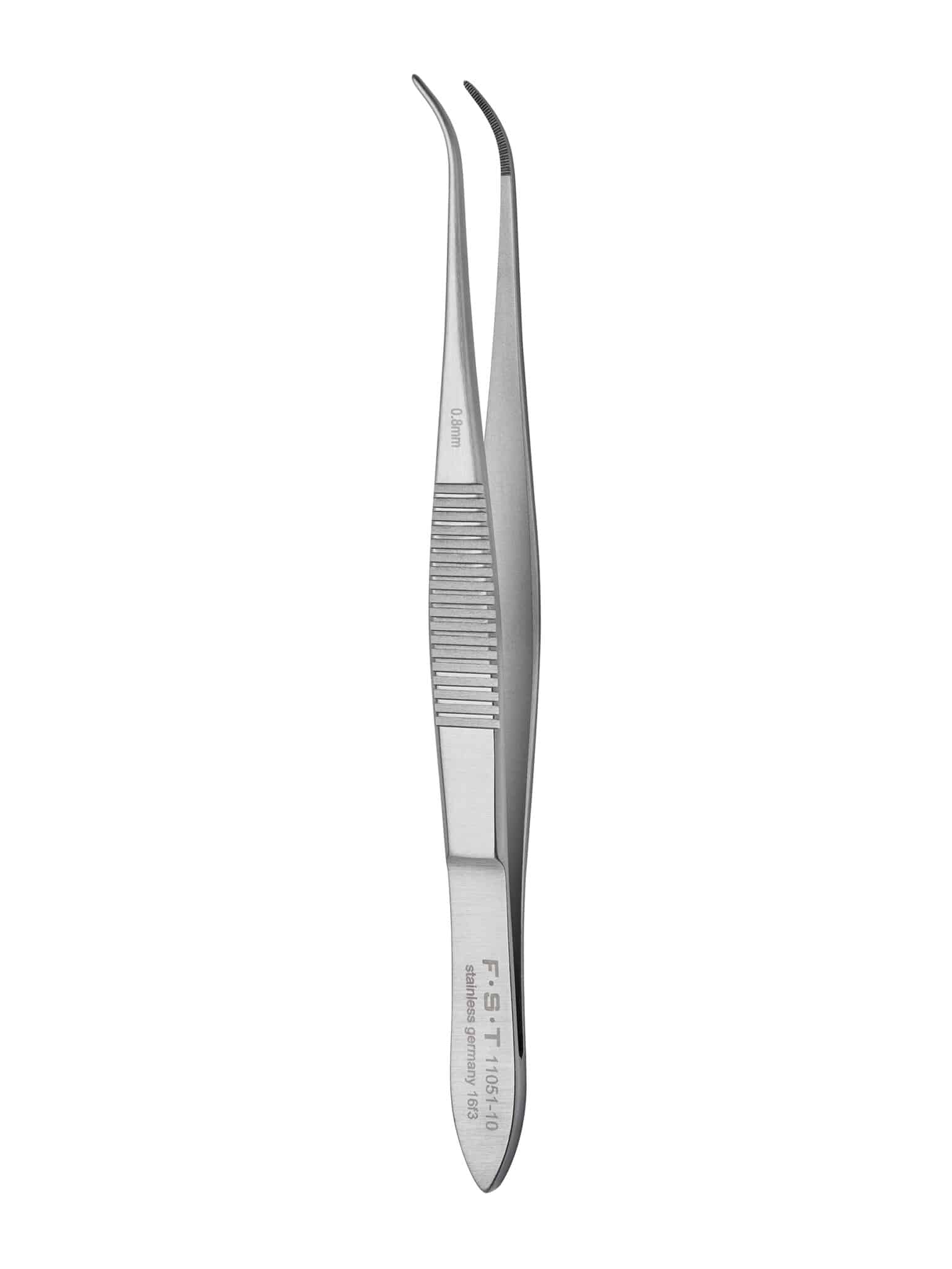 Graefe Forceps - Curved - Serrated