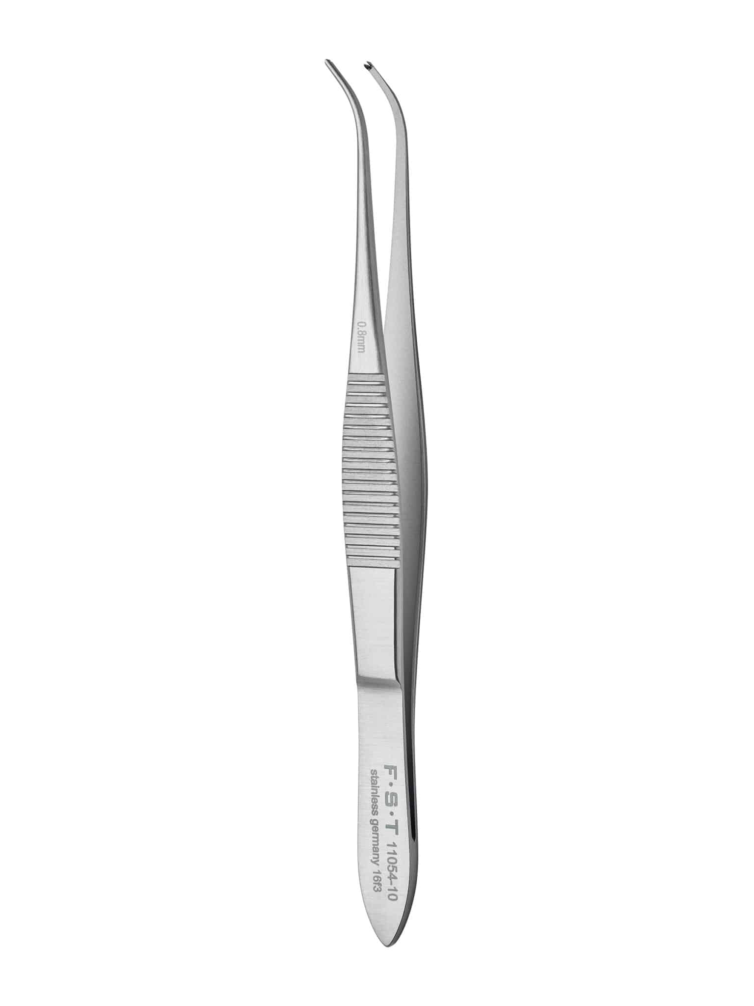 Graefe Forceps - Curved - 1 × 2 Teeth