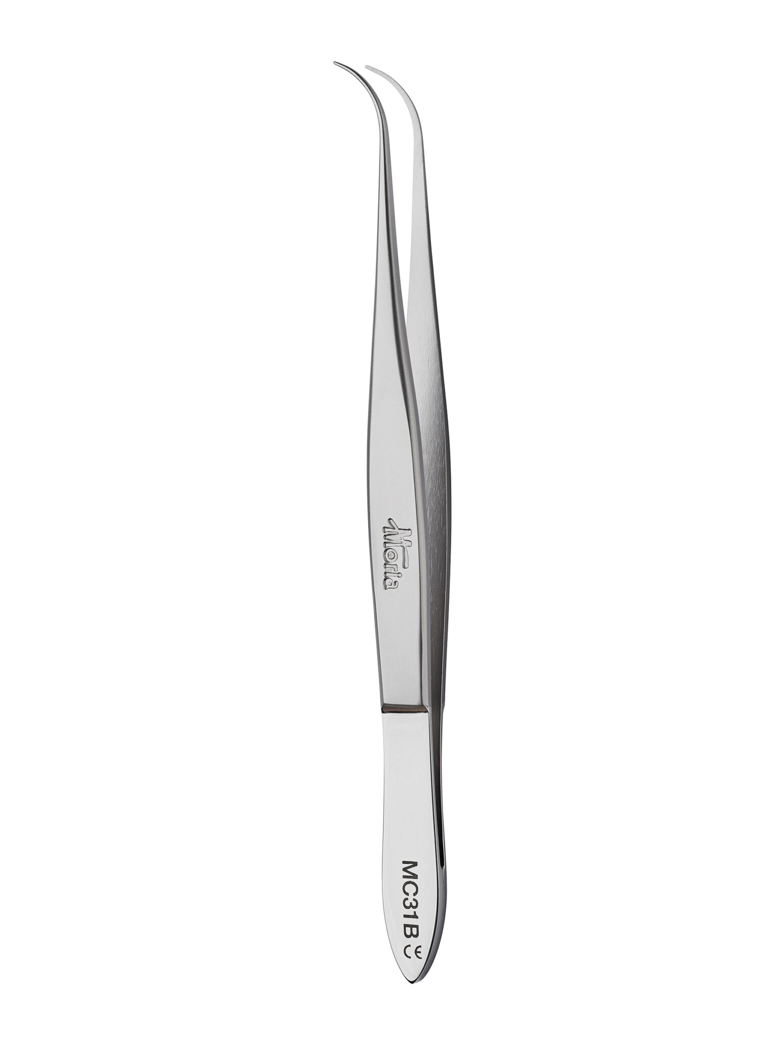 Moria MC31 - B Forceps - Curved - Smooth