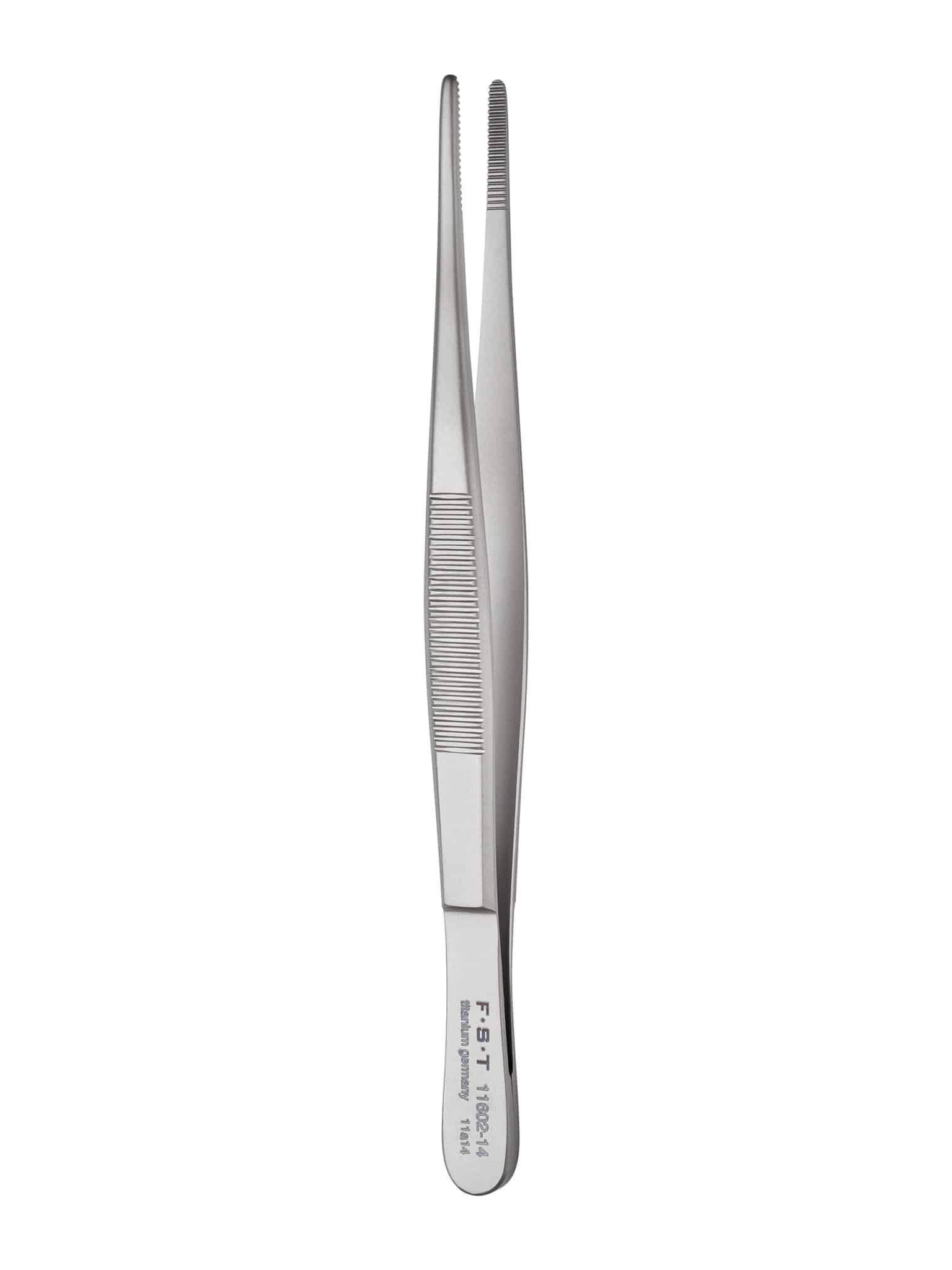 Narrow Pattern Forceps - Straight - Titanium - 14.5 cm