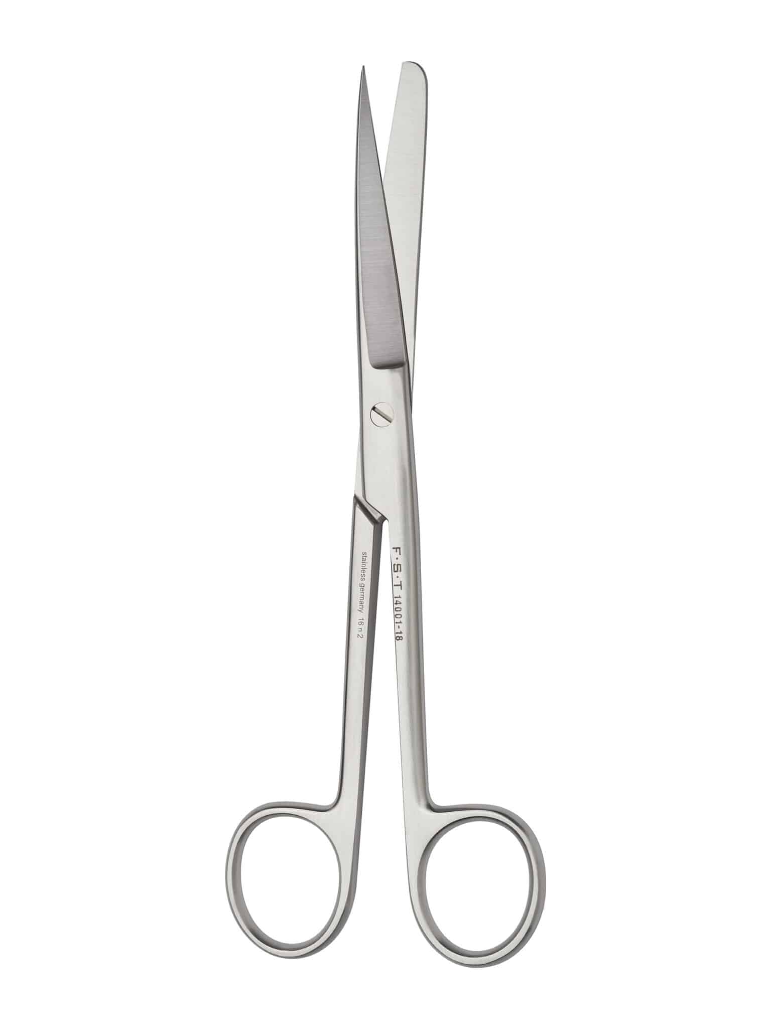Scissors - Straight - SharpBlunt - 18.5 cm