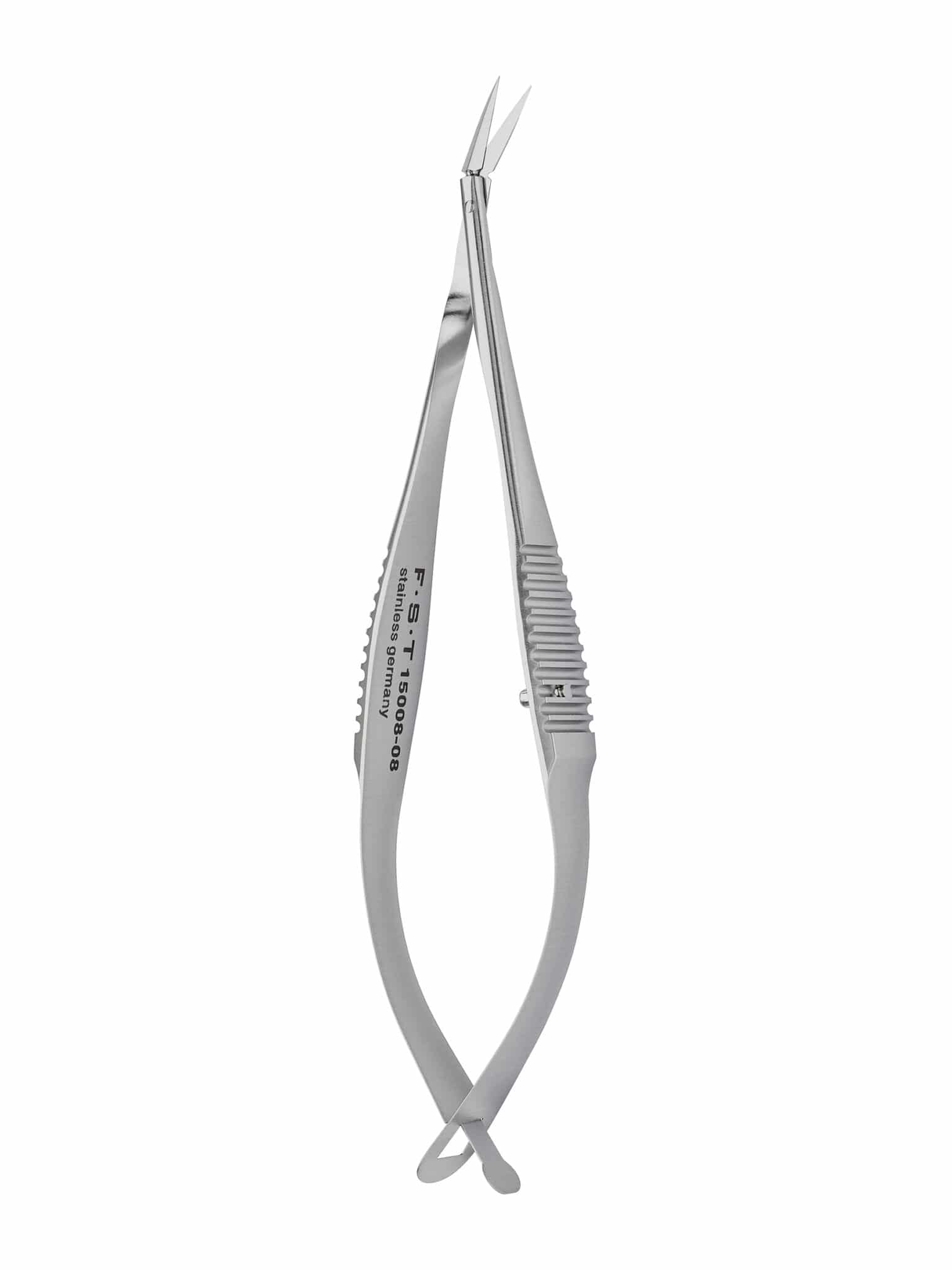 Vannas-Tübingen Spring Scissors - Angled to Side