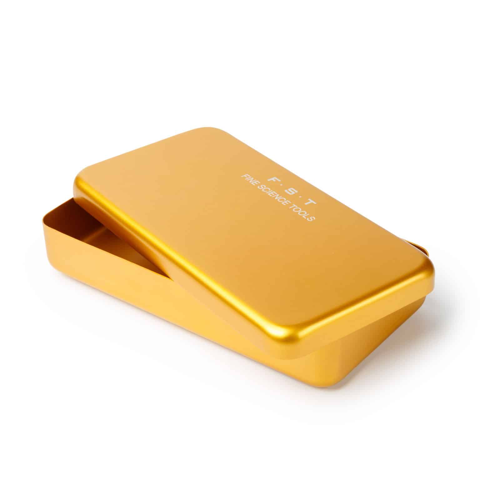 Instrument Case, Yellow, Aluminum, 18 × 9 × 3 cm