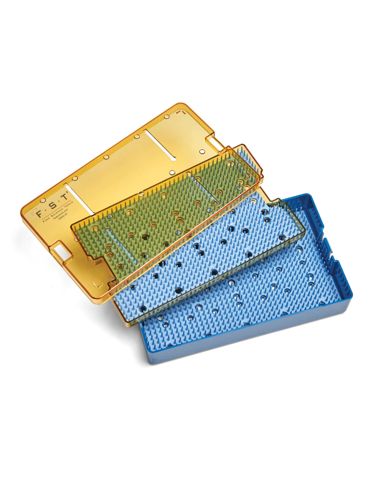 Plastic Sterilization Container Two Tiered